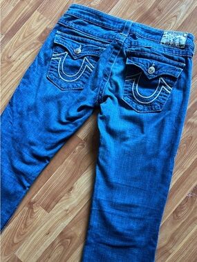 Vintage True Religion Women’s Denim Jeans Made in USA – Size 28 – Straight Leg
